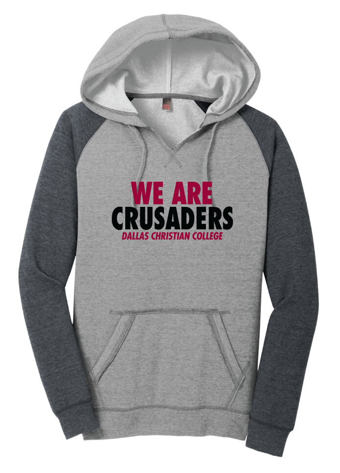 DCC Softball - We Are - Lightweight Raglan Hoodie, Color: Heathered Grey