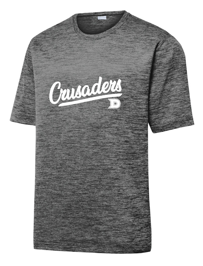 DCC Softball - Script -Electric Dri-Fit Short Sleeve, Color: Grey / Black