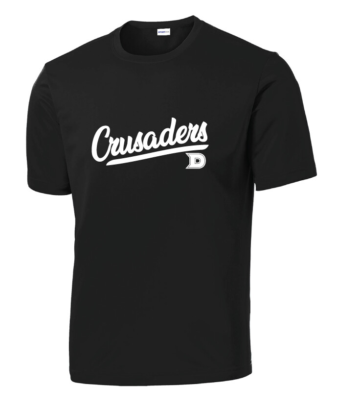 DCC Softball - Script -Dri-Fit Short Sleeve, Color: Black