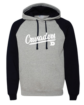 DCC Softball - Script - Raglan Hoodie