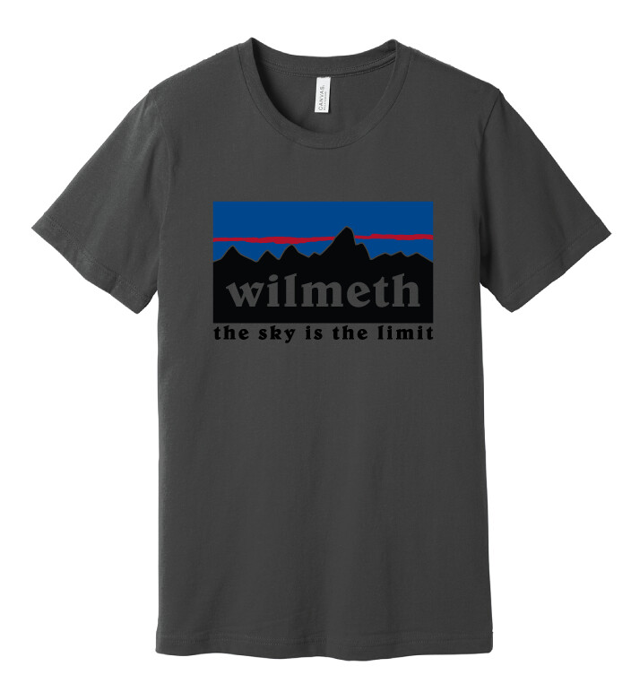 Wilmeth - Patagonia - Bella+Canvas Short Sleeve, Garment Color: Charcoal