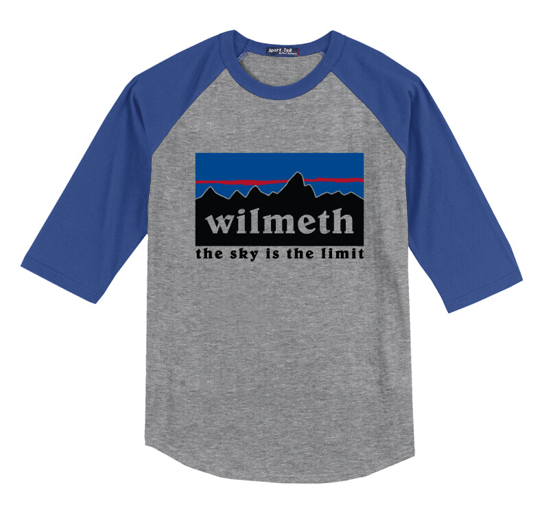 Wilmeth - Patagonia - Raglan Baseball, Garment Color: Grey / Royal