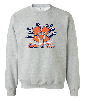 North Swim/Dive - Splash - Crew Sweatshirt