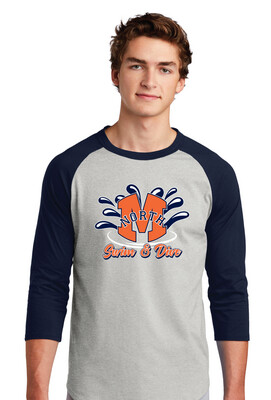 North Swim/Dive - Splash - Raglan Baseball