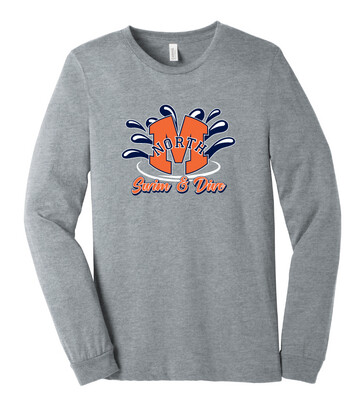 North Swim/Dive - Splash - Bella+Canvas Long Sleeve