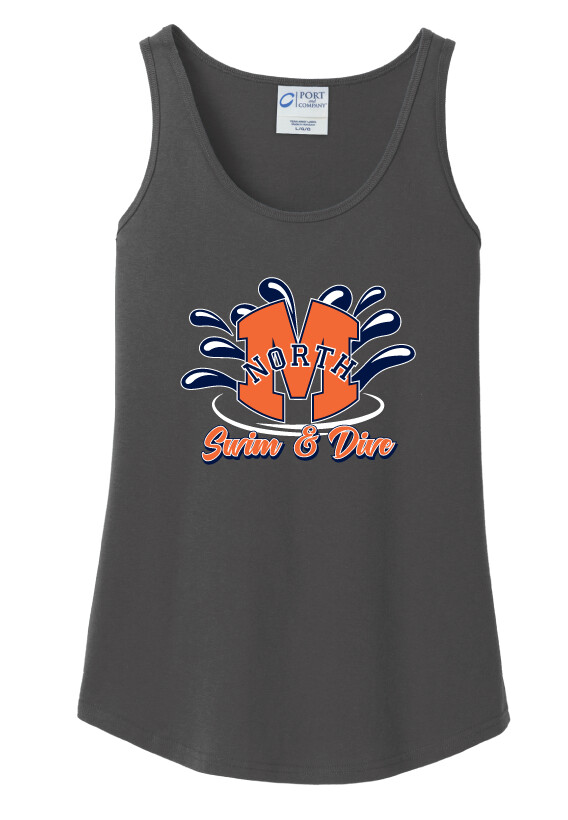 North Swim/Dive - Splash - Cotton Tank, Color: Charcoal