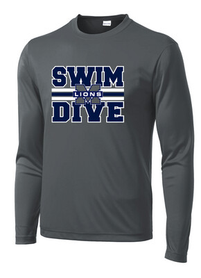 McKinney Swim/Dive - Big Design - Dri-Fit Long Sleeve