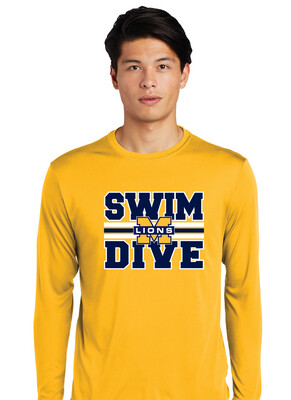 McKinney Swim/Dive - Big Design - Dri-Fit Long Sleeve