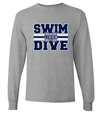 McKinney Swim/Dive - Big Design - Long Sleeve