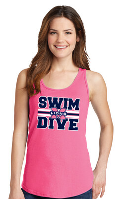 McKinney Swim/Dive - Big Design - Cotton Tank