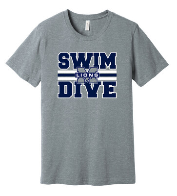 McKinney Swim/Dive - Big Design - Bella+Canvas Short Sleeve