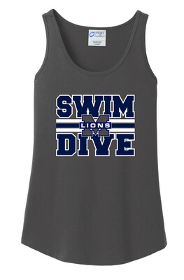 McKinney Swim/Dive - Big Design - Cotton Tank