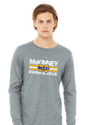 McKinney Swim/Dive - Small Design - Bella+Canvas Long Sleeve