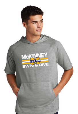 McKinney Swim/Dive - Small Design - Short Sleeve Hoodie