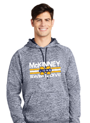 McKinney Swim/Dive - Small Design - Electric Dri-Fit Hoodie
