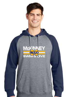 McKinney Swim/Dive - Small Design - Raglan Hoodie