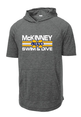 McKinney Swim/Dive - Small Design - Short Sleeve Hoodie