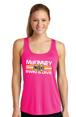 McKinney Swim/Dive - Small Design - Dri-Fit Racerback Tank