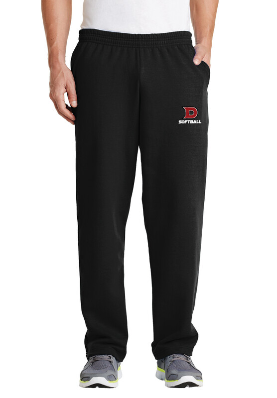 DCC Softball - Open-Bottom Sweatpants