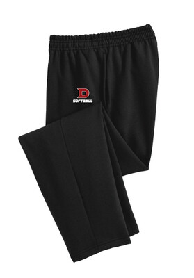 DCC Softball - Open-Bottom Sweatpants