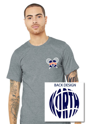 North Tennis - Crossed Rackets - Bella+Canvas Short Sleeve