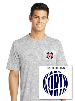North Tennis - Crossed Rackets - Electric Dri-Fit Short Sleeve