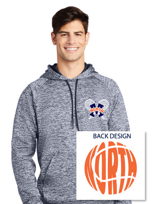 North Tennis - Crossed Rackets - Electric Dri-Fit Hoodie