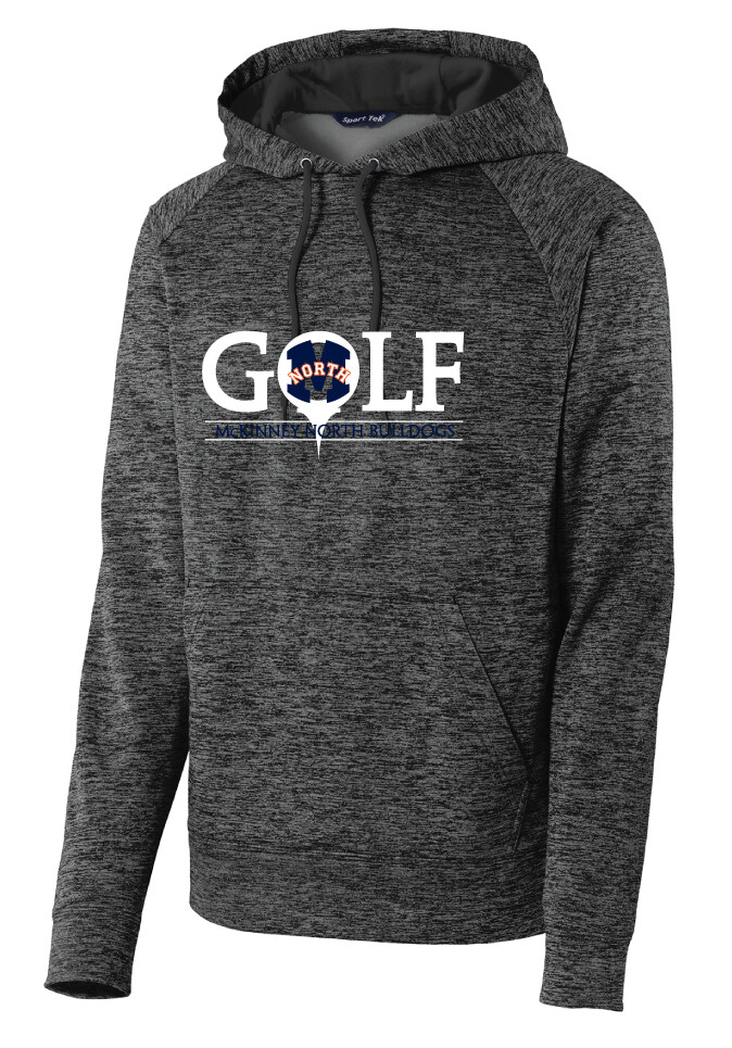 North Golf - M Golf - Electric Dri-Fit Hoodie, Color: Grey Black