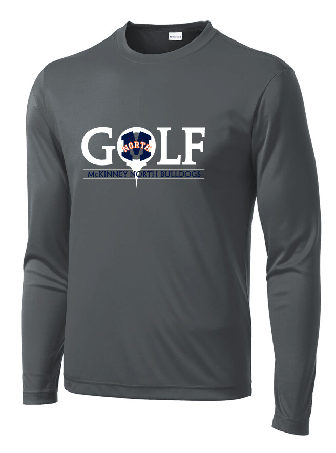 North Golf - M Golf - Dri-Fit Long Sleeve, Color: Iron Grey