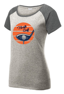 North Golf - Sunrise - Heather Scoop Neck