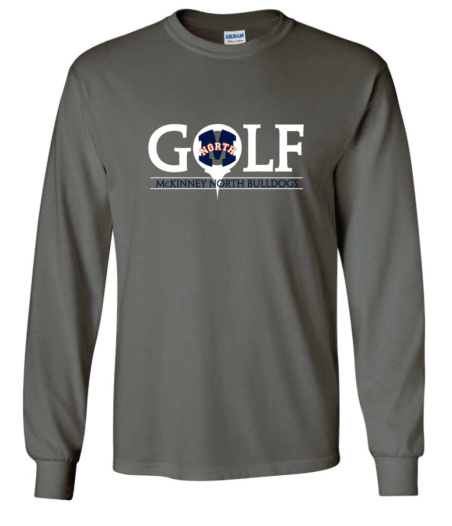 North Golf - M Golf - Long Sleeve, Color: Charcoal