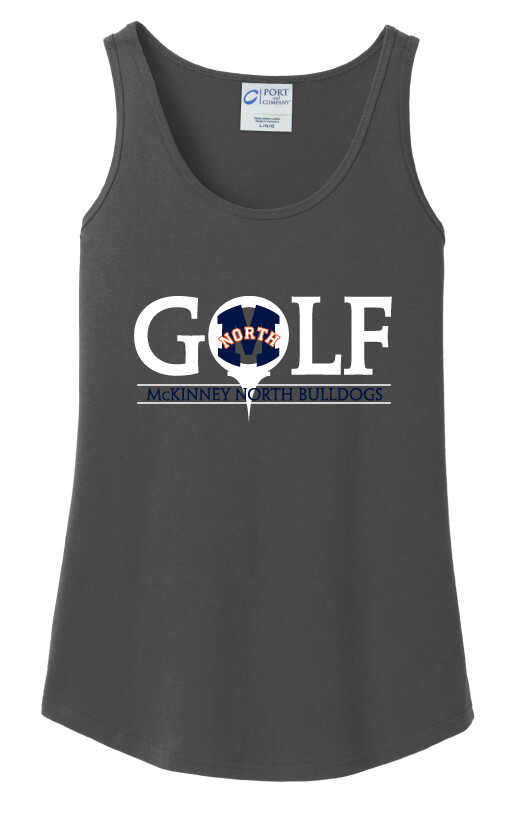 North Golf - M Golf - Cotton Tank, Color: Charcoal