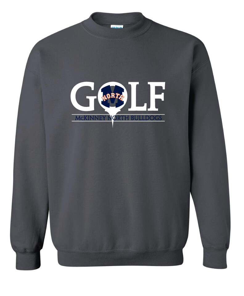 North Golf - M Golf - Crew Sweatshirt, Color: Charcoal