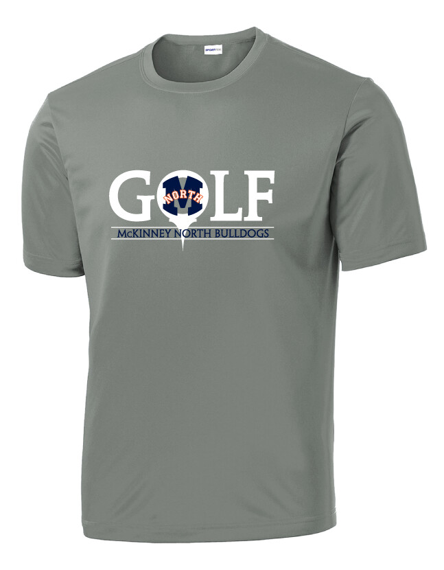 North Golf - M Golf - Dri-Fit Short Sleeve, Color: Grey Concrete