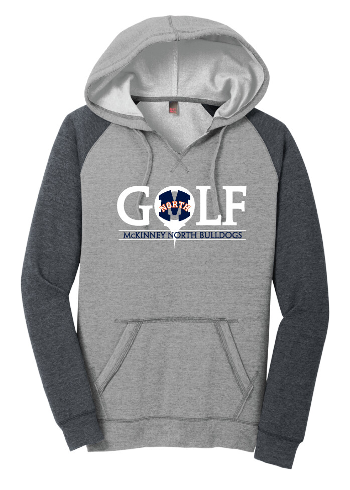 North Golf - M Golf - Lightweight Raglan Hoodie, Color: Heathered Grey