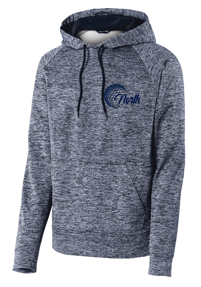 North Golf - Cursive Golf - Electric Dri-Fit Hoodie, Color: True Navy