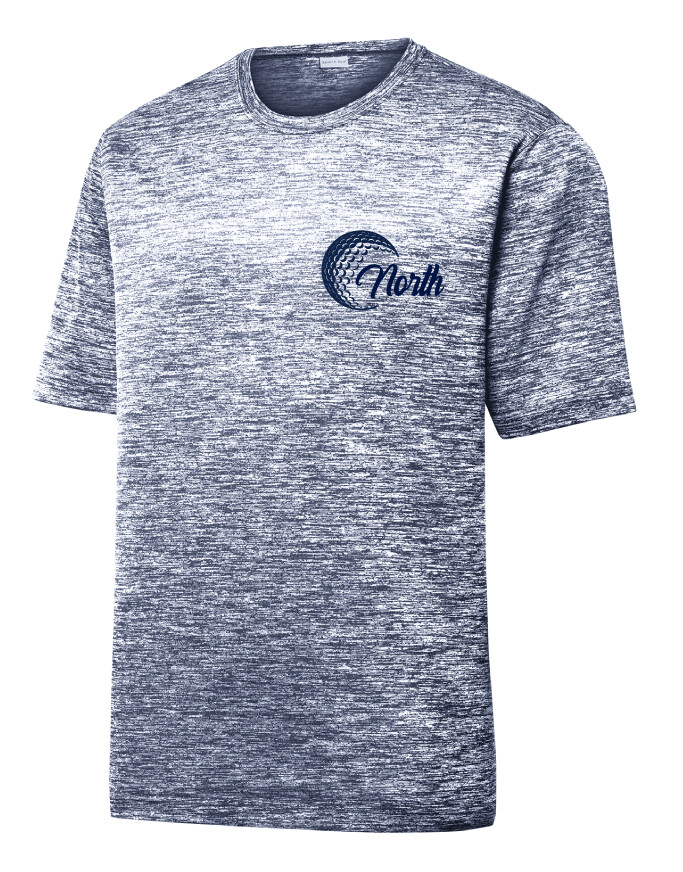 North Golf - Cursive Golf - Electric Dri-Fit Short Sleeve, Color: True Navy
