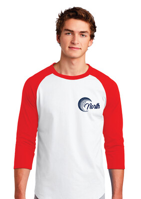 North Golf - Cursive Golf - Raglan Baseball