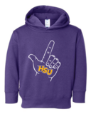 HSU Gear - Kids Hoodie, Garment Color: Purple