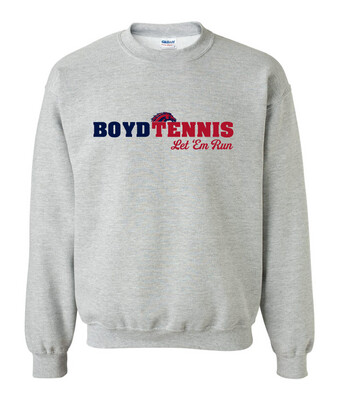Boyd Tennis - Let 'Em Run - Crew Sweatshirt