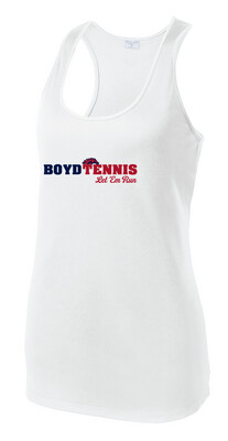 Boyd Tennis - Let 'Em Run - Dri-Fit Racerback Tank