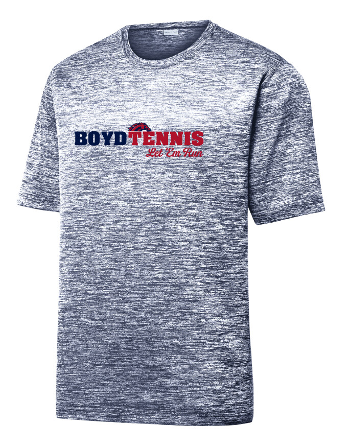 Boyd Tennis - Let &#39;Em Run - Electric Dri-Fit Short Sleeve, Color: True Navy