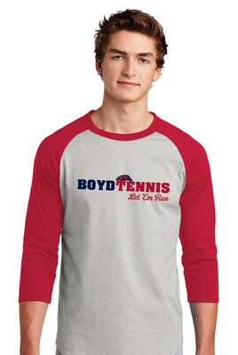 Boyd Tennis - Let &#39;Em Run - Raglan Baseball