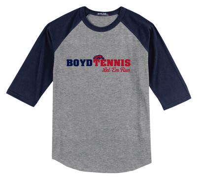 Boyd Tennis - Let 'Em Run - Raglan Baseball