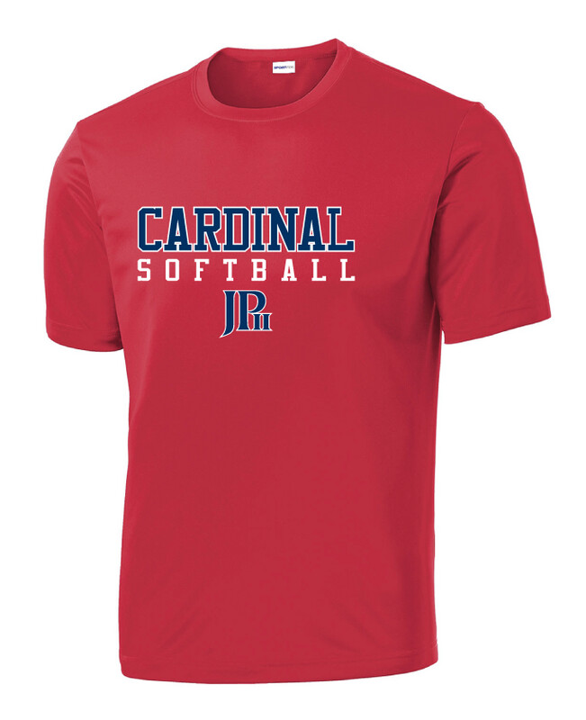 JP2 Softball - Practice Shirt, Garment Color: Red