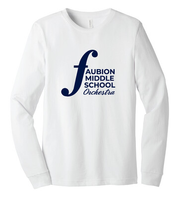 Faubion Orchestra - Orchestra Logo - Bella+Canvas Long Sleeve