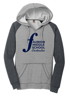 Faubion Orchestra - Orchestra Logo - Lightweight Raglan Hoodie