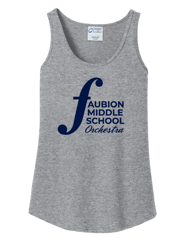Faubion Orchestra - Orchestra Logo - Cotton Tank, Color: Grey
