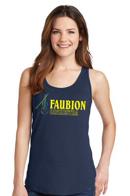 Faubion Orchestra - Neon Violin - Cotton Tank
