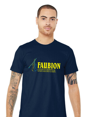Faubion Orchestra - Neon Violin - Bella+Canvas Short Sleeve